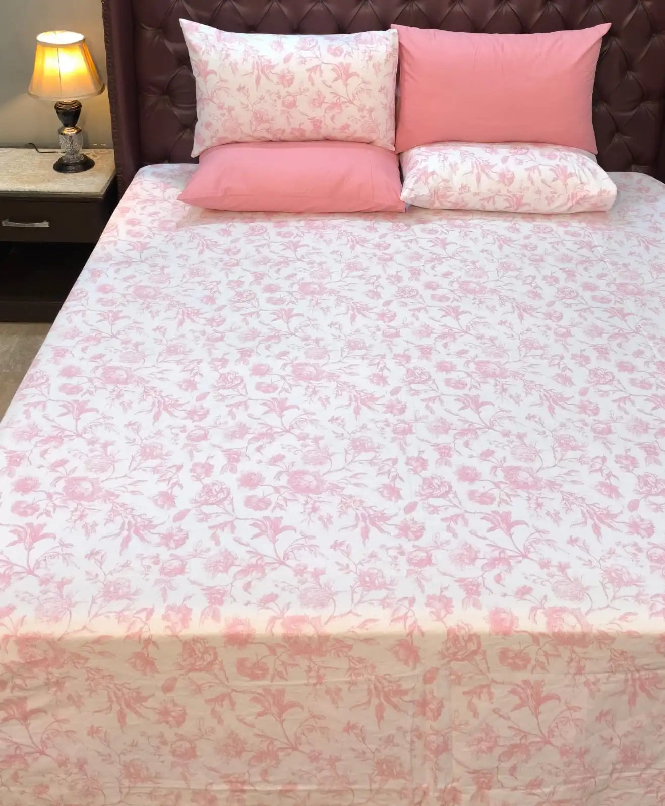 5 pcs Pink Floral 001