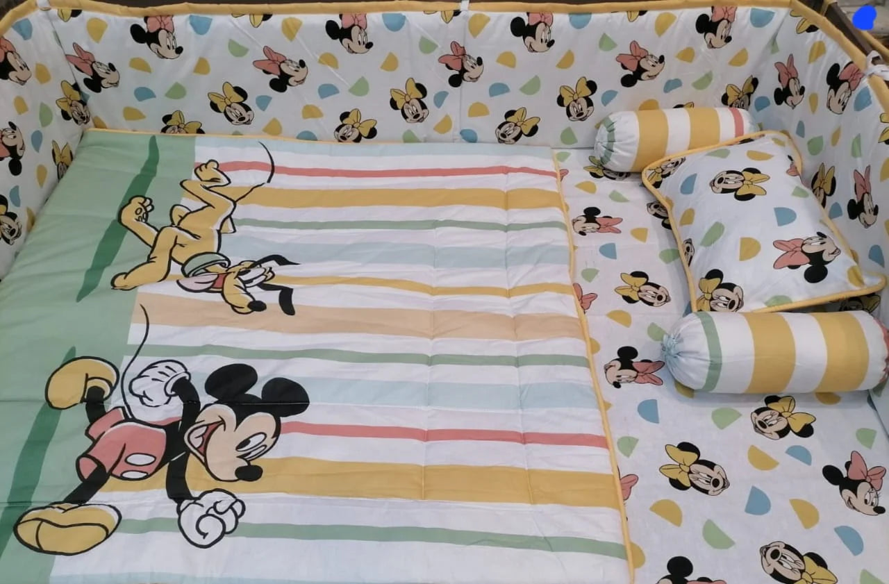 Mickey Mouse Cot Set 028