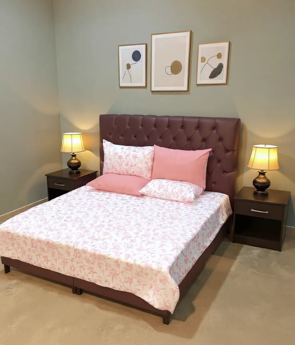 5 pcs Pink Floral 001