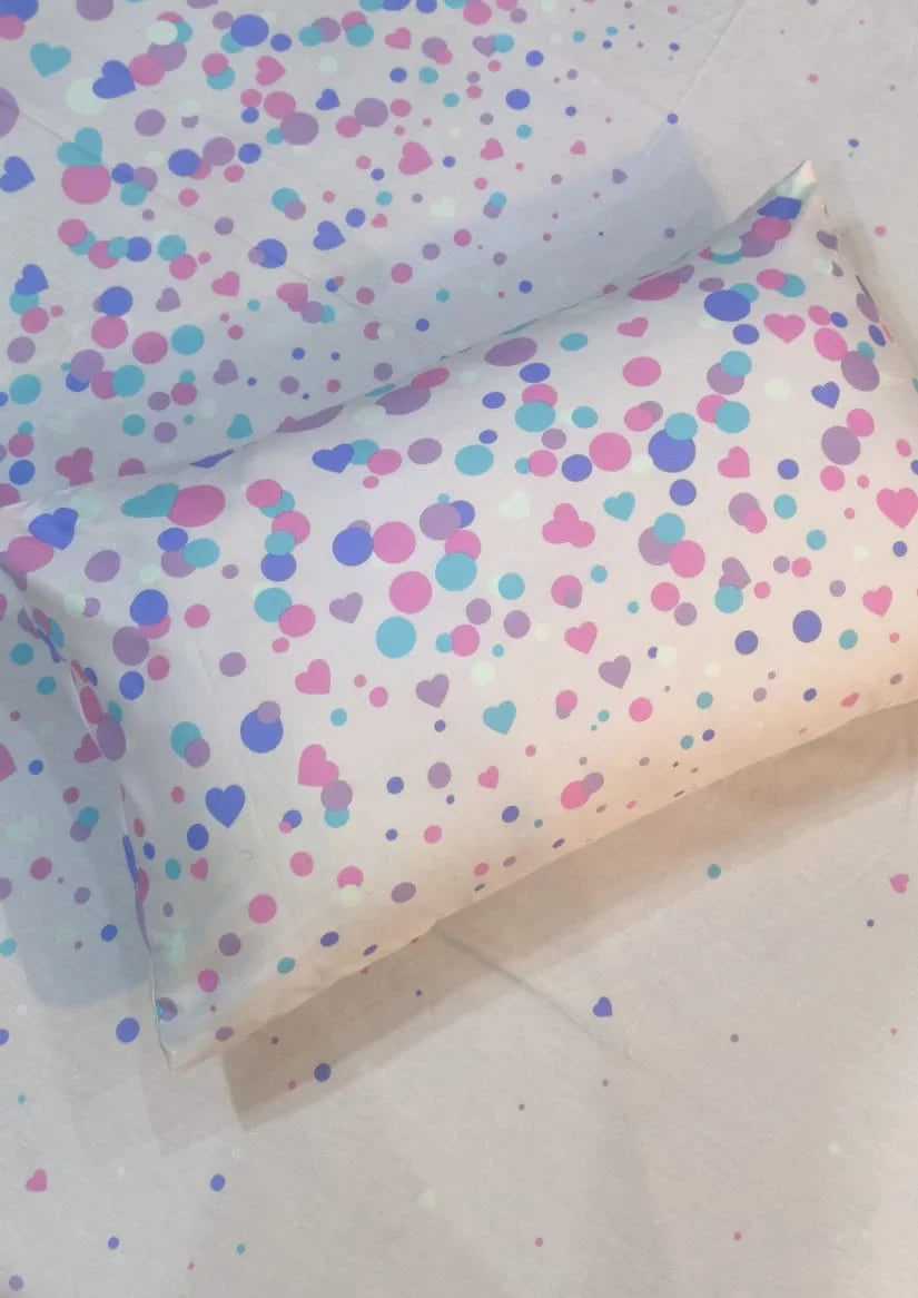 Pastel Confetti Bedsheet KB 030