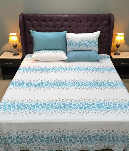 Blue and White Floral 008