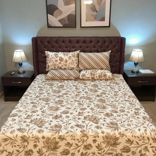 Light Brown Floral 024