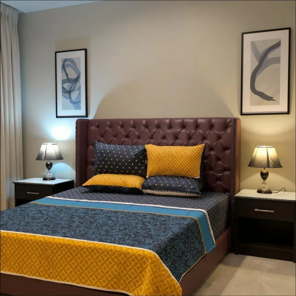 Border blue and yellow 005