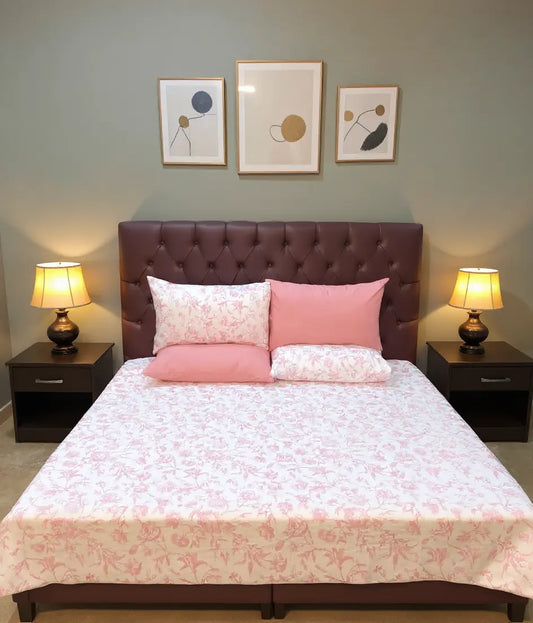 5 pcs Pink Floral 001