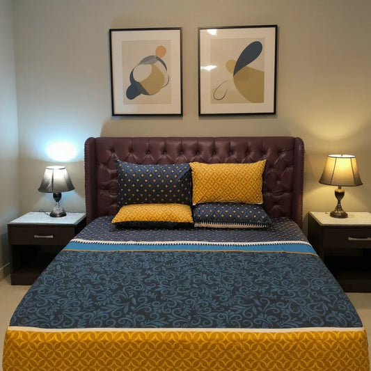 Border blue and yellow 005