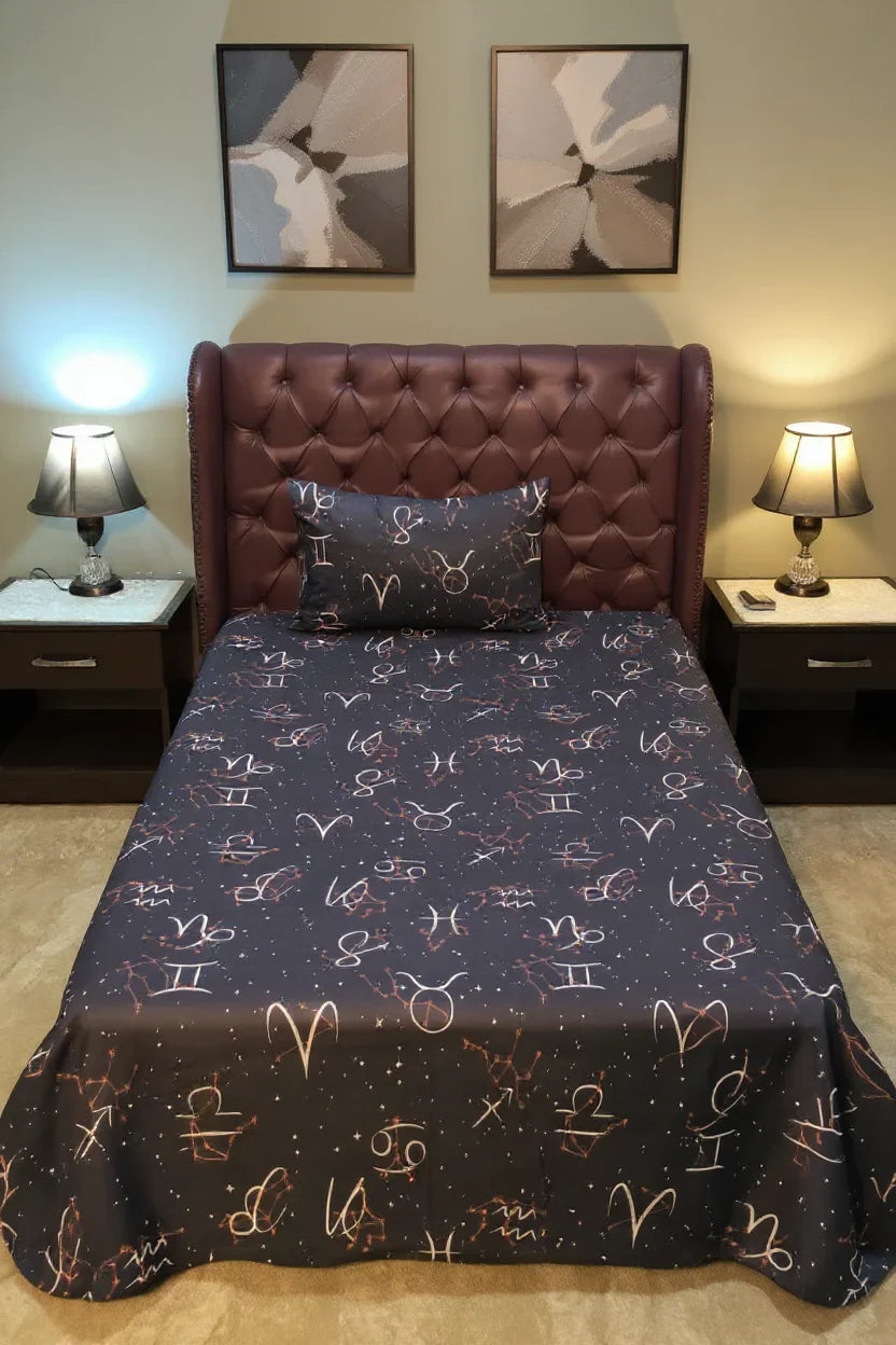 Cosmic Zodiac Bedsheet KB 021