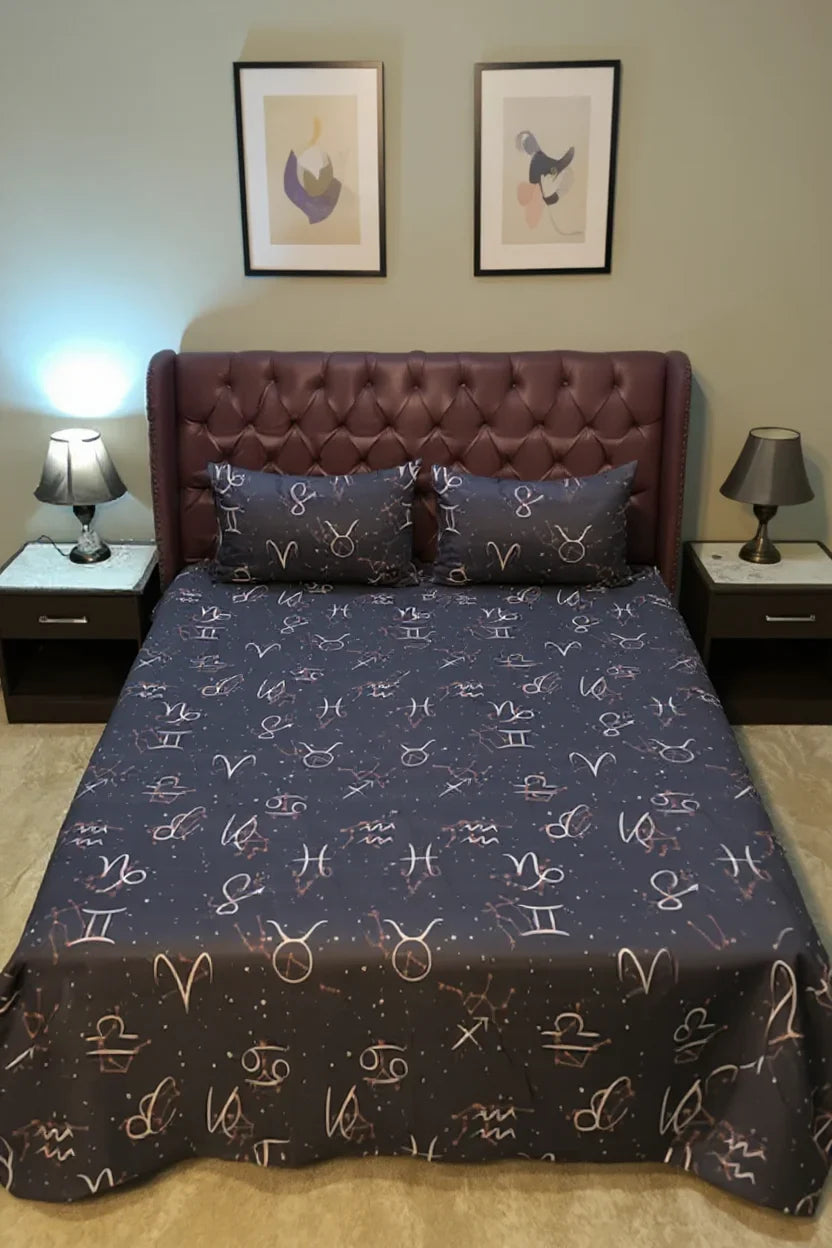 Cosmic Zodiac Bedsheet KB 021