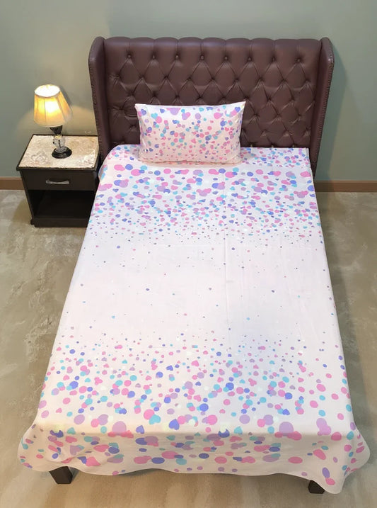 Pastel Confetti Bedsheet KB 030