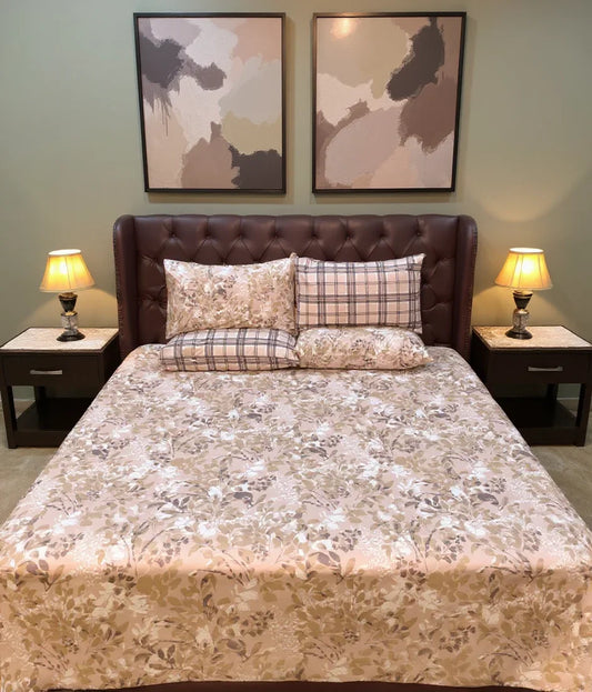 Sandstone Elegance Bedsheet 055 🛏️
