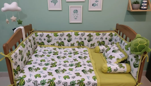 Turtles Cot Set 012