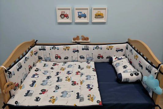 4 Wheelers Cot Set 018